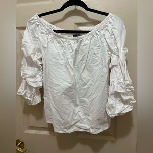 SWS white off the shoulder top - size: medium - good condition